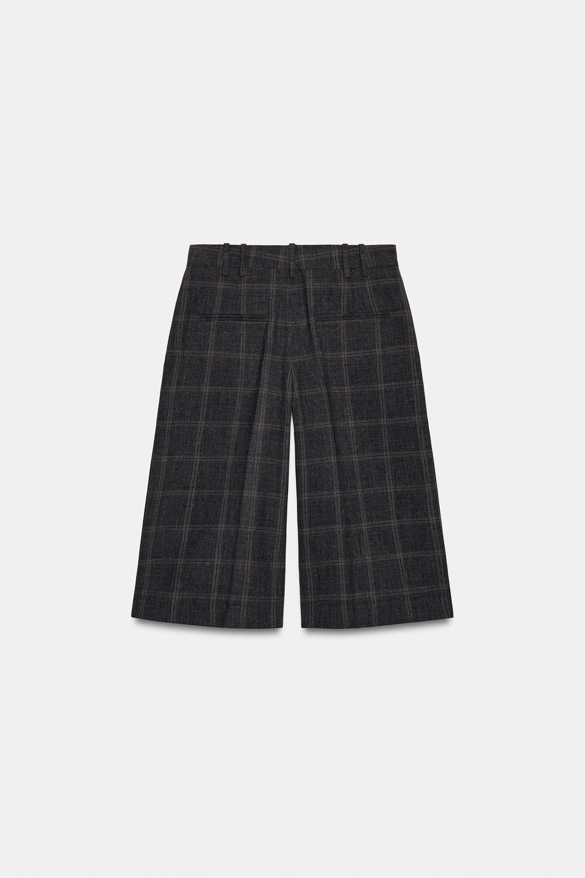 ZW COLLECTION PLAID BERMUDA SHORTS